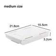 thumbnail image 1 of Caja de almacenamiento oculta, cajón de almacenamiento de escritorio, soporte de almacenamiento de mesa de plástico autoadhesivo, organizador de papelería y cosméticos para artículos diversos simples, 1 of 5