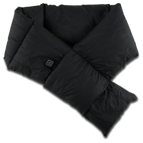 Helios Paffuto Heated Scarf with Powerbank- Black