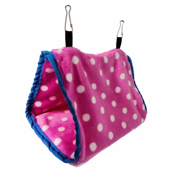 Parrot Winter Warm Hanging Cage Tent Comfortable Pet Bird Bedding Mat for Resting and Sleeping