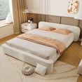 thumbnail image 2 of [Lit Rembourré en Bouce Blanc Confortable] - une Addition de Rêve à Votre Chambre, Grand, 2 of 5