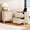 Light Oak, variant on WAMPAT Accent Cabinet with 2 Drawers，Wood Sofa Side End Table with Charging Station for Living Room and Bedroom，Set of 2, Oak Brown