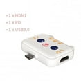 thumbnail image 1 of 3-In-1 Usb Hub Usb3.1 Type-c Docking Station Plug-play Multi Splitter Adapter Dock For Ipad Tablet Pink 3H, 1 of 5