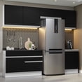 thumbnail image 2 of Cocina Integral Completa Madesa Glamy 260cm Blanco/Negro, 2 of 5