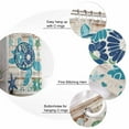 thumbnail image 5 of 60x72 Inch Shower Curtains for Bathroom Sea Turtle Coastal Fabric Bath Curtain Decor Summer Beach Starfish Nautical Waterproof Restroom Curtains Shower Set Accessories with 12 Hooks 60 Inch, 5 of 6