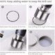 thumbnail image 5 of 16-Piece Diamond Hole Saw Drill Bit Set 6-50mm for Glass, Ceramic, Porcelain, Tile, Marble - Compatible with Bosch, DeWalt, Makita, 5 of 5