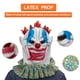 thumbnail image 2 of Máscara de payaso espeluznante de látex con la lengua fuera para Halloween, 2 of 5