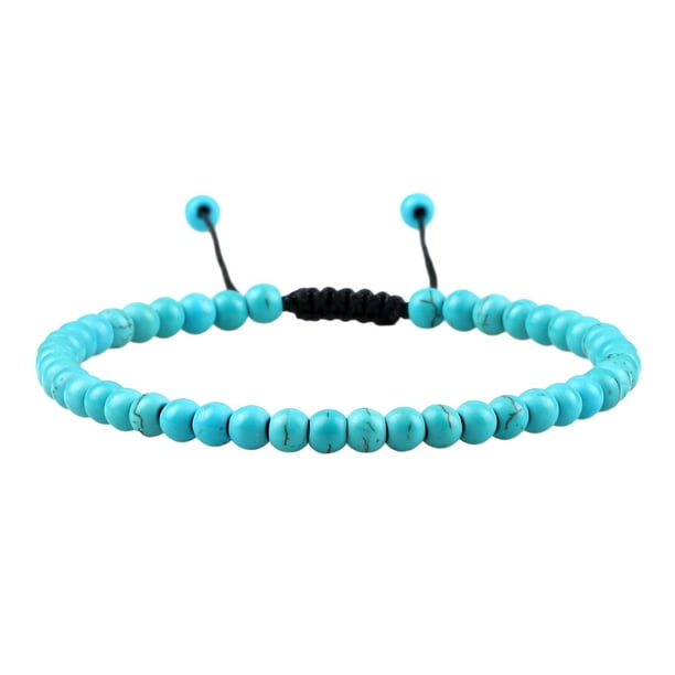Minnieouse de cuentas de piedra exquisita, diseños elegantes, tamaño adecuado para todos los regalos, de piedra Natural Ropa, zapatos y accesorios Miscelánea Azul claro
