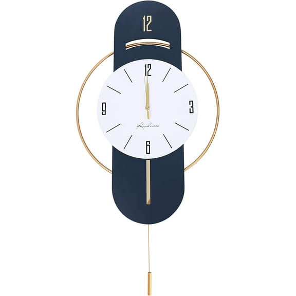 Miumaeov 33" Silent Wall Clock Bedroom Watch Living Office Home Decor Battery Operated