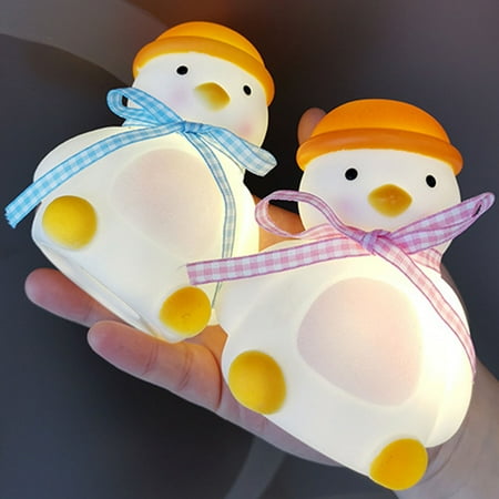 

WindC Cartoon Night Light Warm Light Eye Protection Creative Cute Duck LED Night Lamp Decor Christmas Gifts