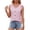 Pink01, variant on VSSSJ Tank Tops for Women Button Down Casual Eyelet Solid Color Loose Sleeveless Shirts Tops Loose Drawstring Lace-Up Round Neck Comfy Breathable Vest Black M