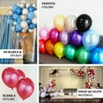 thumbnail image 4 of Efavormart 12" Metallic Latex Balloons Wedding Event Decorations Birthday Party Graduation New Year Eve Party Supplies-Purple-25/pk, 4 of 9