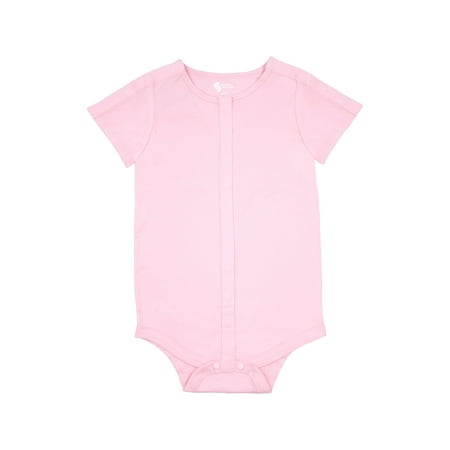 

Spoonie Threads All-Access Bodysuit | G-Tube Catheter Port-friendly adaptive clothing | Preemie / Pink