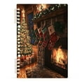 thumbnail image 2 of WOBOGO Christmas Stockings Anime Notebook College Horizontal Grid Paper Ink Spill Resistant Water Resistant Cover 8.3x5.7x0.4in, 2 of 8