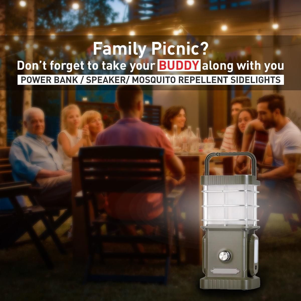 Tru de Light LED Lamp with Bluetooth speaker