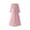 Pink, variant on Long Sleeve Abaya for Girls Muslim Islamic Dresses Kids Printed Maxi Prayer Clothes Robe Girls Dress