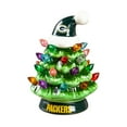 thumbnail image 2 of Green Bay Packers 2-Pack 4" Ceramic LED Christmas Tree Set, 2 of 3