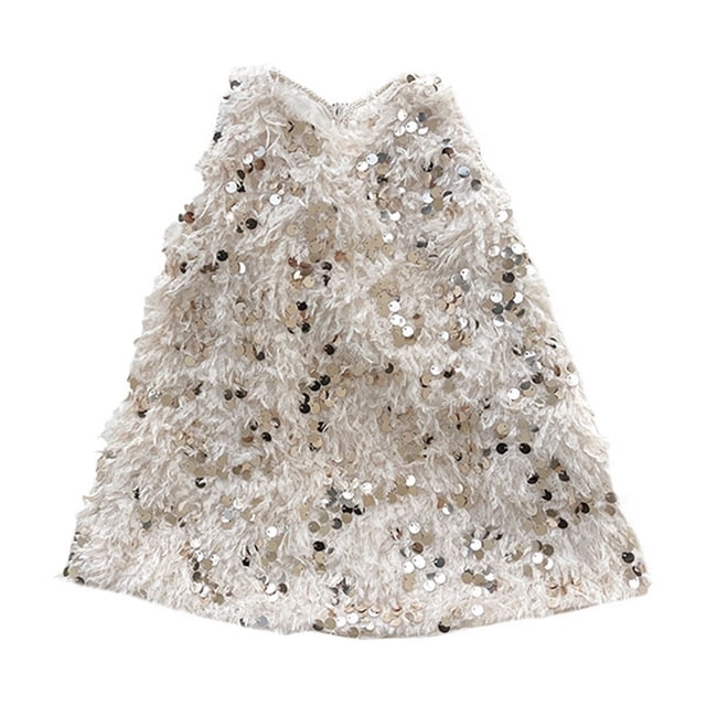 WEAIXIMIUNG Jolies Robes d'Été pour Enfants Violettes Robes de Noël pour Filles Robe à Manches Longues Robe Décontractée