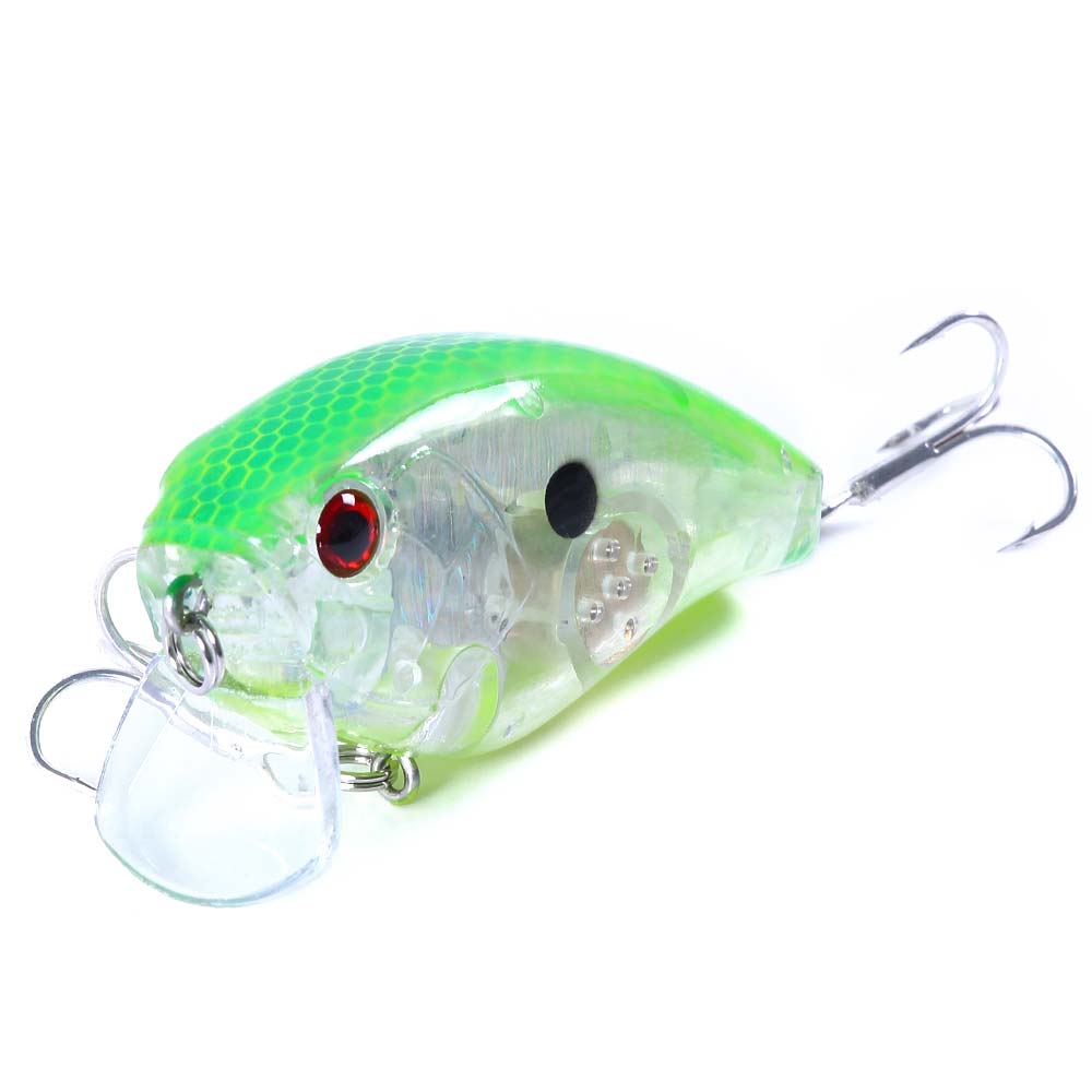 HENGJIA Crankbaits Bass Lures 2.36in, Square Bill Crankbait, Bass Fishing Lure, Floating Fishing Lures, 3D Eyes Fishing Gear Trout Lure for Shallow Diving Crank Bait, Freshwater, Saltwater