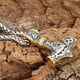 thumbnail image 4 of 1 Uds. Collar de martillo para hombre, amuleto de runas, joyería noridc, regalo vikingo para hombre, 4 of 5