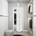 thumbnail image 3 of Sliding Closet Bi-fold Doors | Lucia 2661 White Silk, 3 of 6