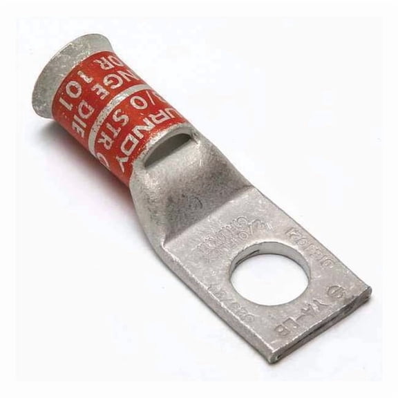 Burndy OneHoleLugCmprsnConn,STD,Orange,1021/14 YA27LB