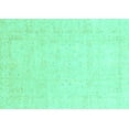thumbnail image 1 of Ahgly Company Machine Washable Indoor Rectangle Oriental Turquoise Blue Traditional Area Rugs, 5' x 7', 1 of 4