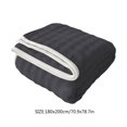 thumbnail image 4 of Djunllk Throw Blanket for Couch - Black Super Cozy Soft Blanket, Fluffy Throw Blanket All Year Round Home Decor Fuzzy Warm Gifts for Women 70.8" x 78.7", 4 of 5