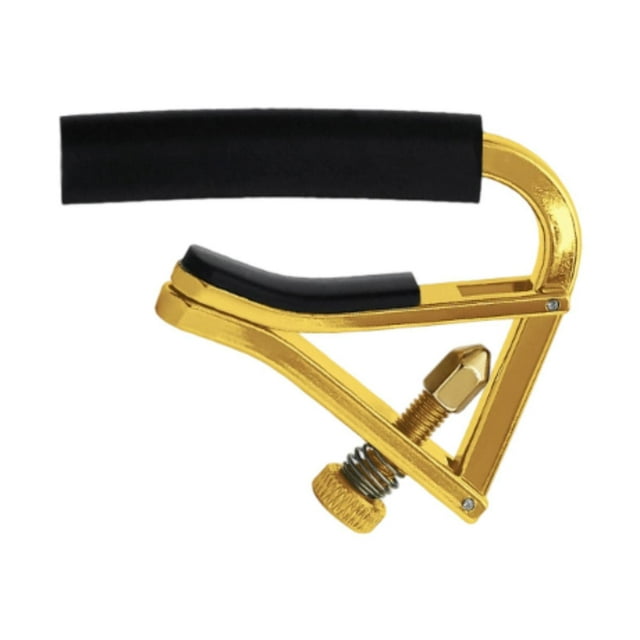 lionlar Guitare Capo Réglable Six Cordes pour Guitares Électriques Acoustiques Capo Tension Or