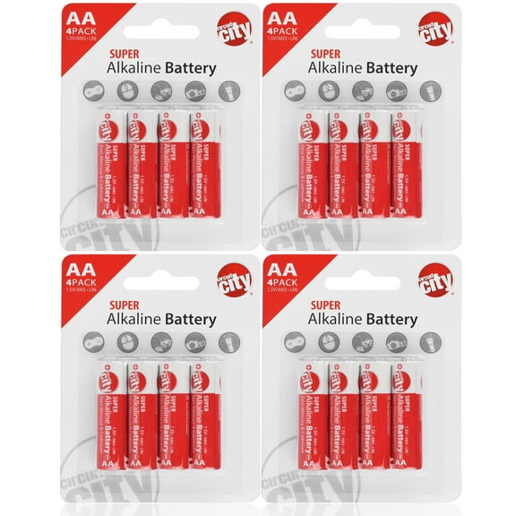 Essential Circuit City AA High Performance  Alkaline Batteries  (16 Pack)