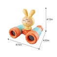 thumbnail image 3 of Fiudx juguetes para niños pequeños Binoculares Juguetes para niños Alta definición Alta Potencia Espejo 8x Pequeños binoculares portátiles para Exteriores, niños y niñas Regalos de Navidad Regalos de, 3 of 6