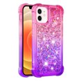 thumbnail image 2 of Funda para iPhone 12 Mini Transparente con Brillos Carcasa Protectora Antigolpes con Glitter Brillante, 2 of 5