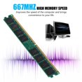 thumbnail image 2 of 2Gb Ddr2 667Mhz Pc2-5300 Pc Memory Ram 240Pin Module Board For Intel/ Amd,Ddr2 Memory, Ddr2 Memory Ram, 2 of 8