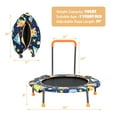thumbnail image 2 of Gymax 2-in-1 Trampoline & Swing Combo Foldable Rebounder for Kids w/ Sturdy Ropes, 2 of 10