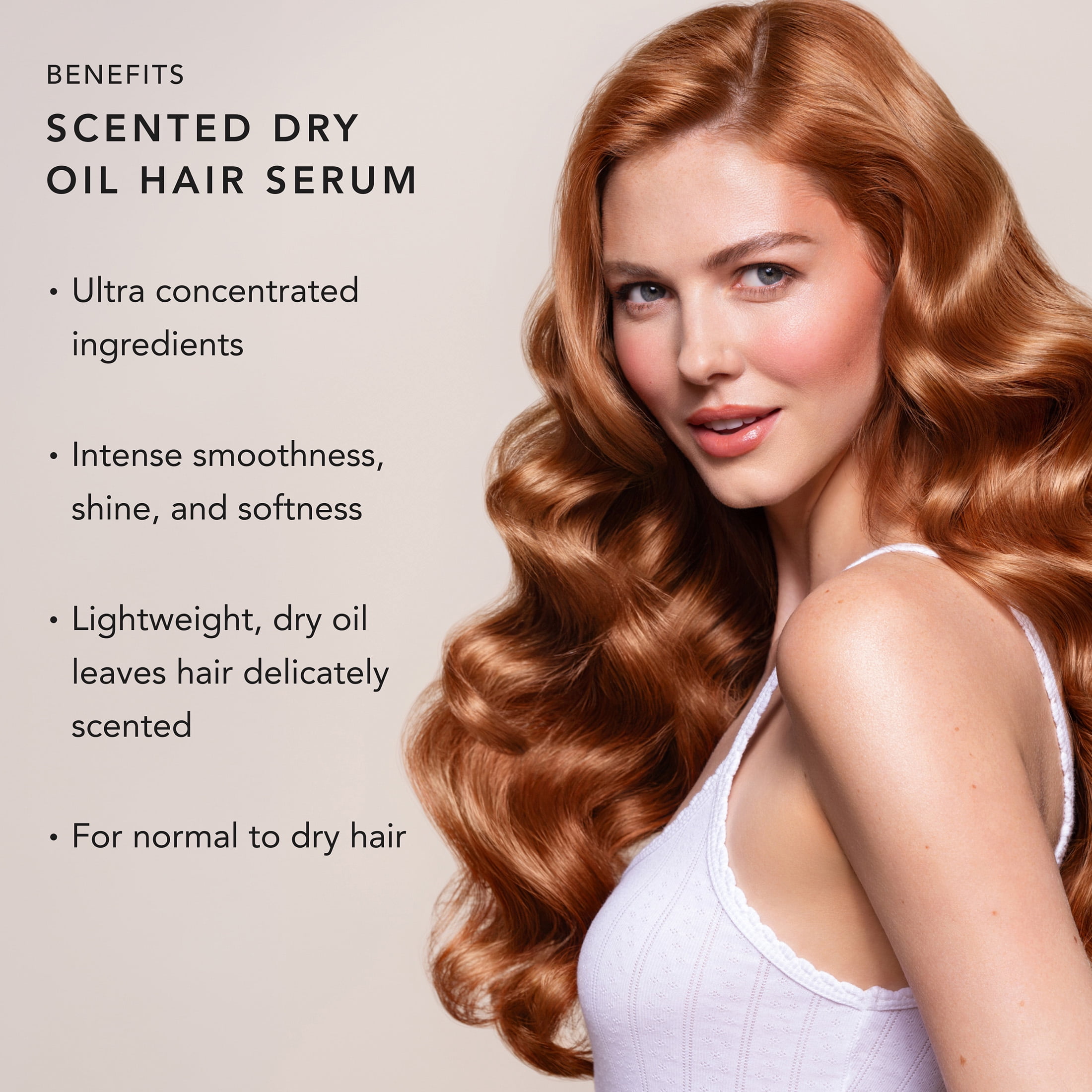 The Hair Edit Scented Dry Oil Hair Serum for Smoothness, Shine and Softness, 2.5 fl oz