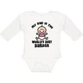 thumbnail image 3 of Inktastic My Daddy Worlds Best Barber Girls Long Sleeve Baby Bodysuit, 3 of 5