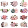 LYTiang Flower Clips Floral Hair Clip Hairpins Hair Bows Rose Bow Clip