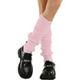 thumbnail image 2 of Hauaitttt Women's Fall and Winter Warm Solid Color Knitted Wool Pile Socks Foot Warmers Leg Warmers for Women Thigh High plus Size Lamb Leg Warmers Leg Warmers for Men Cycling Dance Leg Warmers for, 2 of 5
