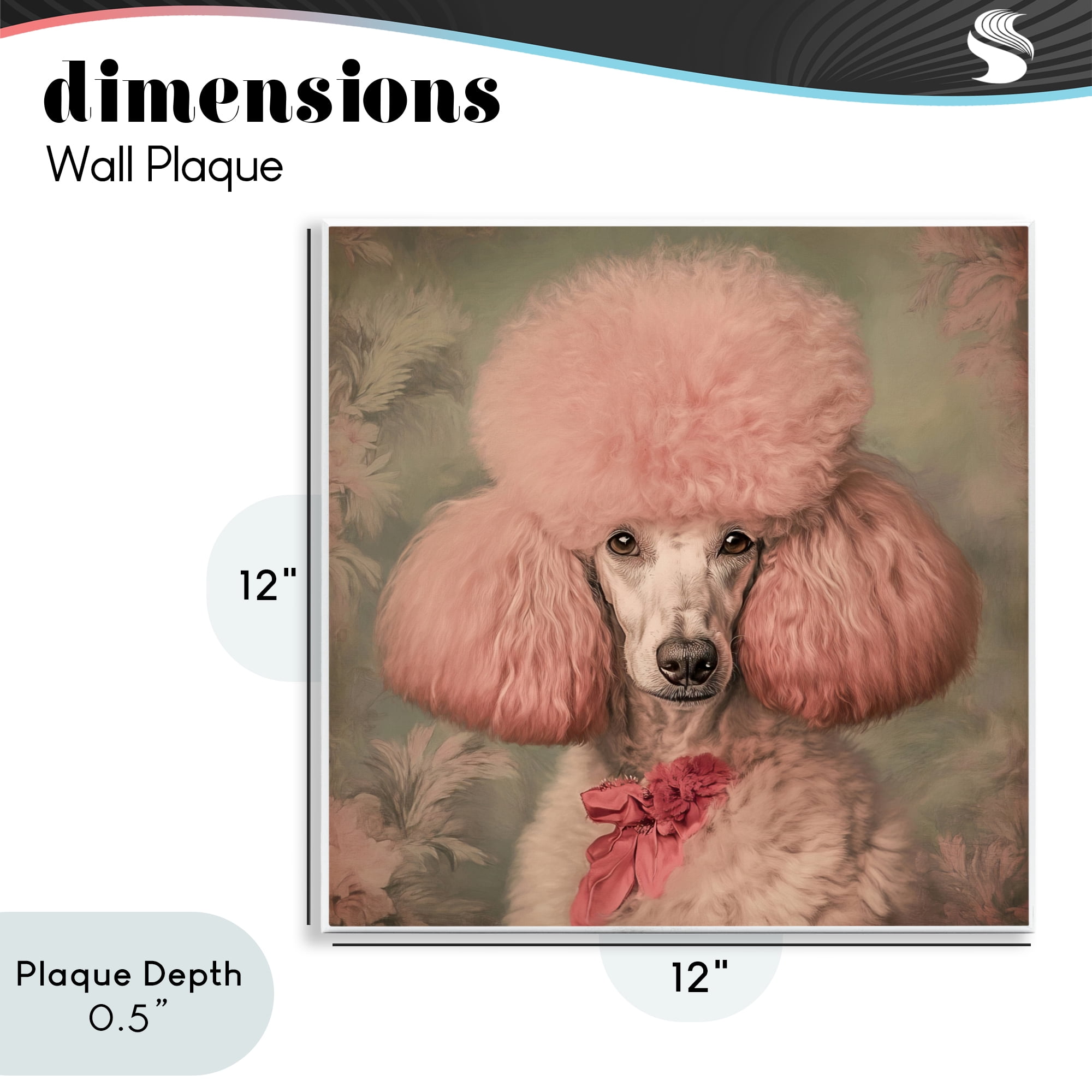Stupell Industries Miss Baroness Blush Wall Plaque Art, design by Tina LeCour