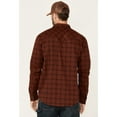 thumbnail image 4 of Cody James Men's Fr Southwestern Plaid Print Long Sleeve Snap Work Shirt - CJFRFA21W13-WINE Medium, 4 of 4