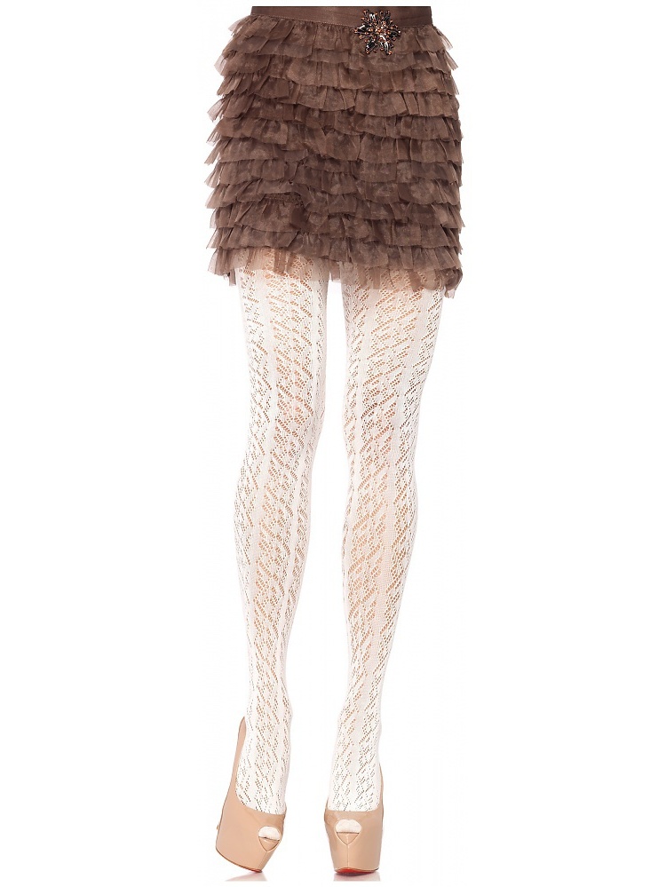 Crochet Net Tights Adult Hosiery One Size