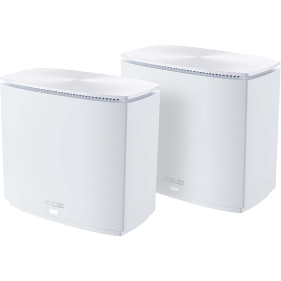 Restored ASUS ZenWiFi AX Hybrid(XC5) AX3000 + MoCA 2.5 Mesh WiFi 6 System (2pk) - Whole Home Coverage up to 3,500 Sq.Ft. & 4+ Rooms for Thick Walls, AiMesh, Lifetime Security, (Refurbished)