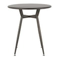 thumbnail image 4 of Clara Industrial Round Dinette Table in Antique Metal by LumiSource, 4 of 7