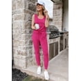thumbnail image 5 of Conjunto de Dos Piezas PRETTYGARDEN para Mujer Verano Rojo Rosa, 5 of 5