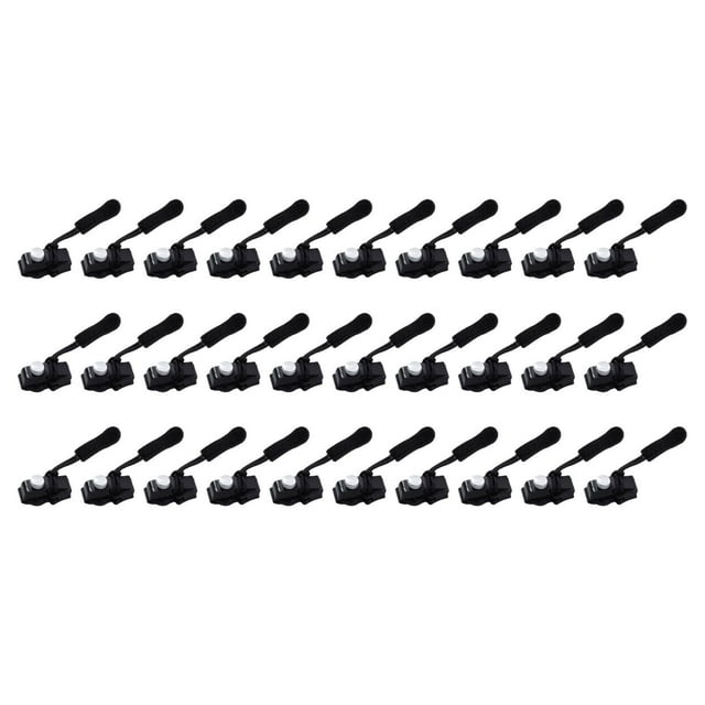 Abbracc 30 Pieces Zipper Repair Kit Detachable Zipper Pulls for Jeans Garment Jacket M