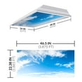 thumbnail image 4 of OCTO LIGHTS Fluorescent Light Covers for Classroom Office - Eliminate Harsh Glare Causing Eyestrain and Headaches. Office & Classroom Decorations - Cloud 004, 4 of 5