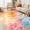 Rainbow, variant on Paxwell 6x9 Abstract Area Rugs for Living Room Washable Rug Low Pile Non-Slip Carpet for Bedroom Home Office,Colorful Rainbow