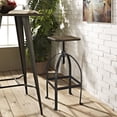 thumbnail image 5 of Modway Pointe Wood Top Metal Adjustable Height Kitchen Bar Stool In Brown, 5 of 5