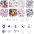 thumbnail image 2 of Kit para hacer pulseras QUEFE, 72 colores, 3000 unidades, cuentas de poni, 2 of 7
