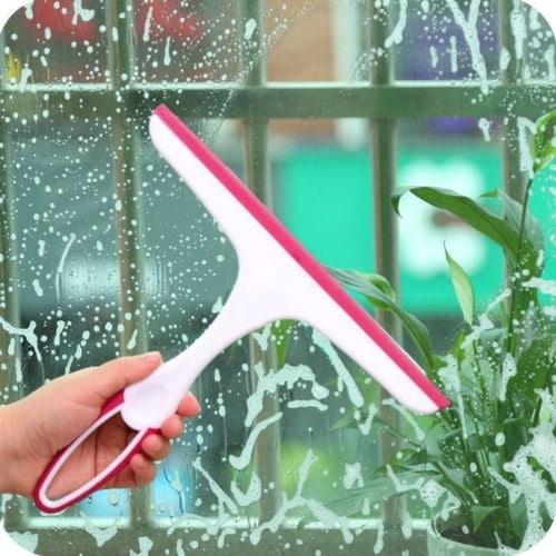 Nettoyeur de Vitres Raclette Douche Salle de Bain Brosse Miroir