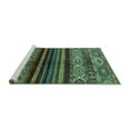thumbnail image 2 of Ahgly Company Machine Washable Indoor Rectangle Abstract Turquoise Blue Modern Area Rugs, 8' x 10', 2 of 4